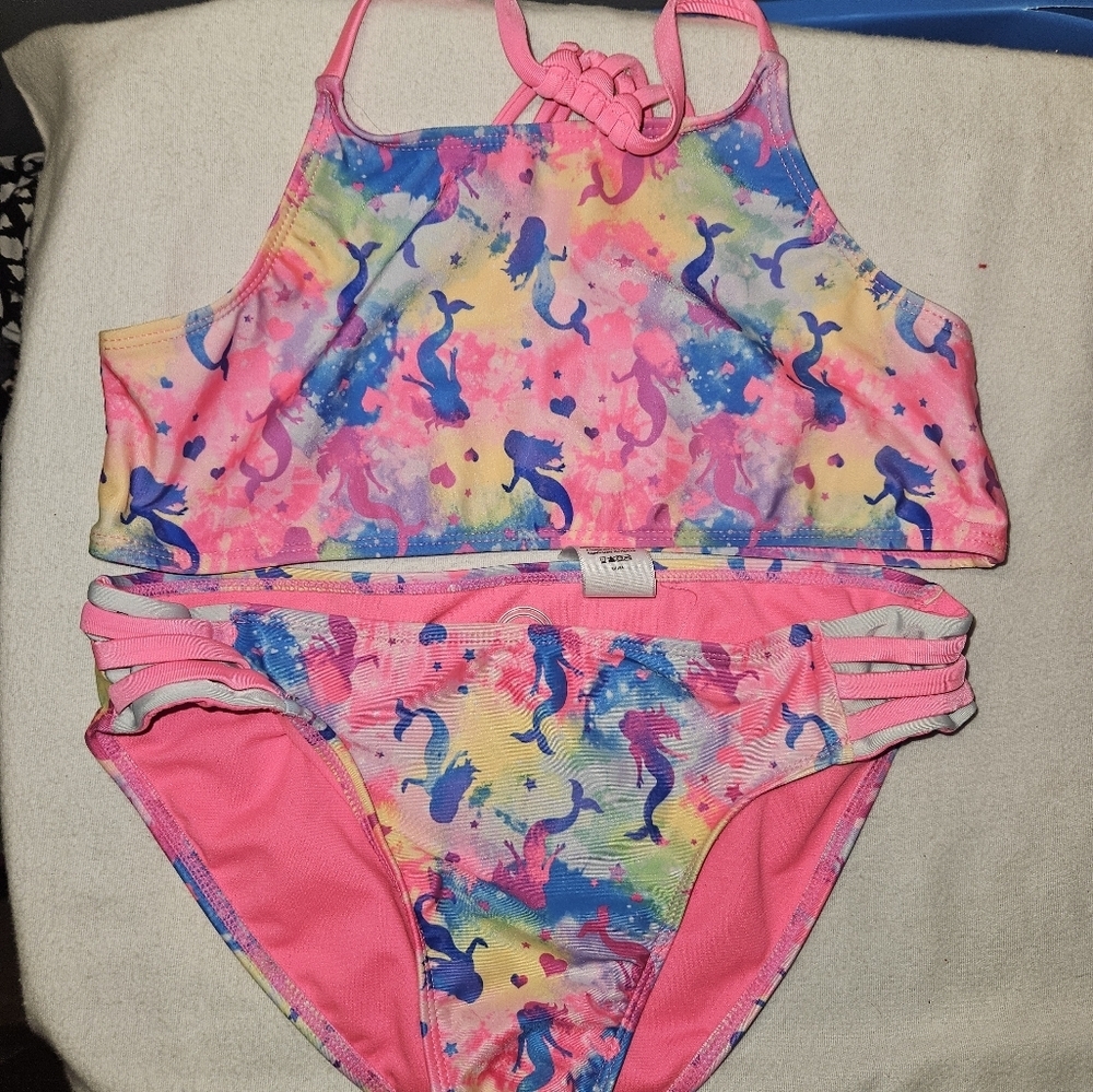 Wonder Nation Girls Mermaid Bikini Size Xl (14-16) - Picture 3 of 9